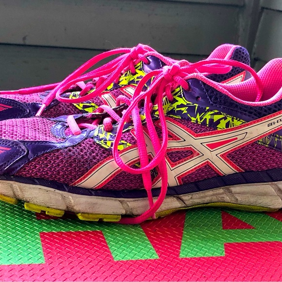 ASICS Gel-Excite 3 Women’s Pink/Purple Athletic Running Sneakers Size 10D - Picture 2 of 11